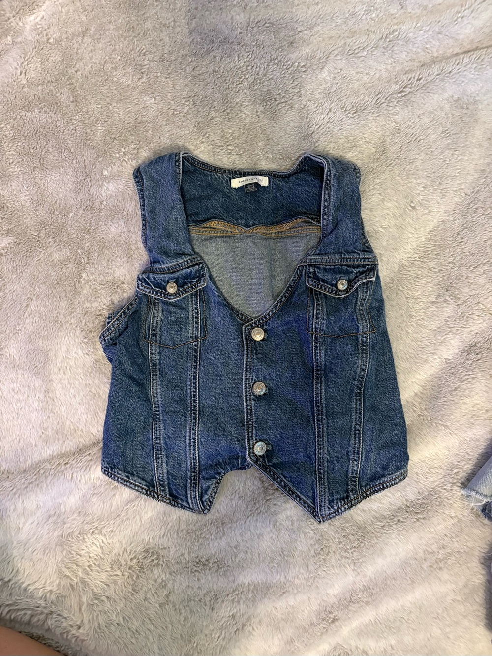 American Eagle Denim Vest